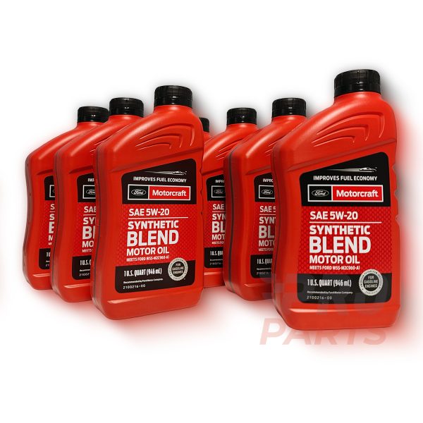 Pack Aceite Ford Motorcraft 5W20 7 Unid (6.6 Litros) Kit V8 5.4L