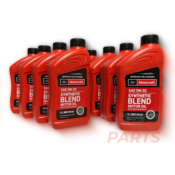Pack Aceite Ford Motorcraft 5W20 8 Unid (7.6 Litros) Kit V8 5.0L