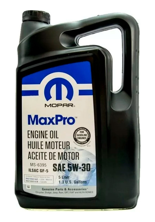 Aceite Motor Mopar 5W30 5 Litros Jeep Dodge Chrysler