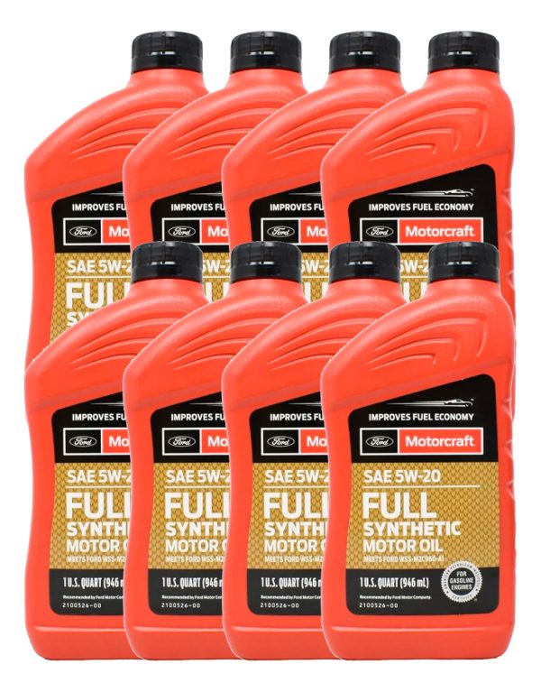 Aceite Ford Motorcraft 5w20 Full Sintetico (8 Unidades)