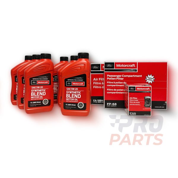 Kit Mantención Completo Ford Explorer 3.5L V6 (Aceite + 3 Filtros)