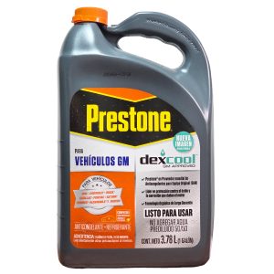 Refrigerante Prestone Dex-Cool para Chevrolet y GM 50/50 3.78L