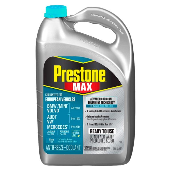 Refrigerante Prestone Turquesa para Vehículos Europeos 50/50 3.78L